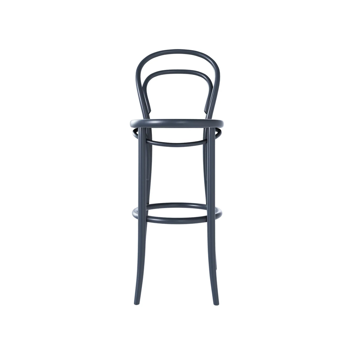 Ton 14 Barstol, Graphite Blue