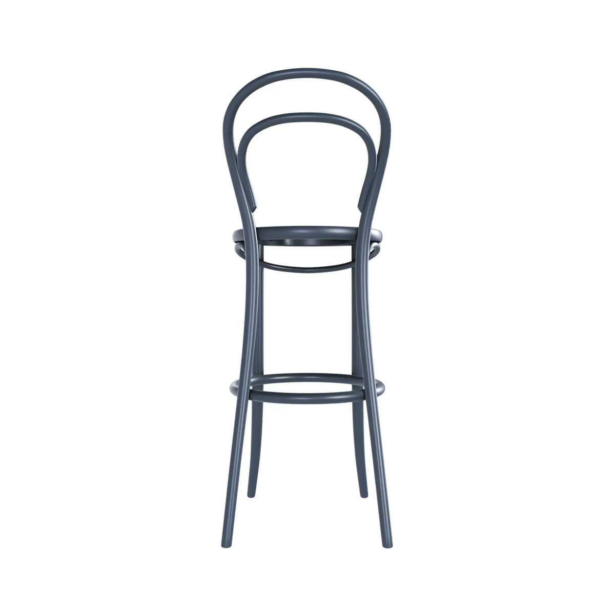 Ton 14 Barstol, Graphite Blue