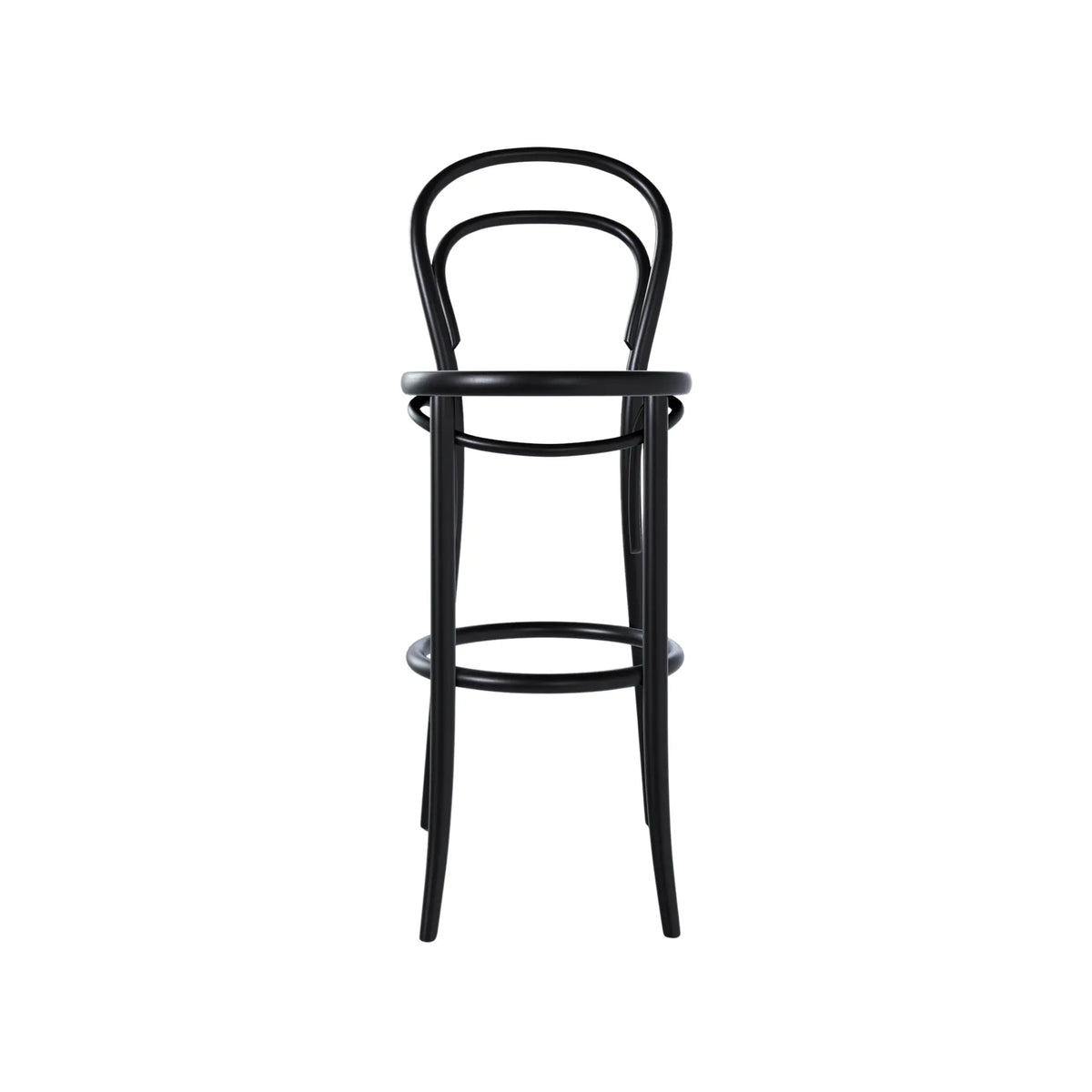 Ton 14 Barstol, Black Grain