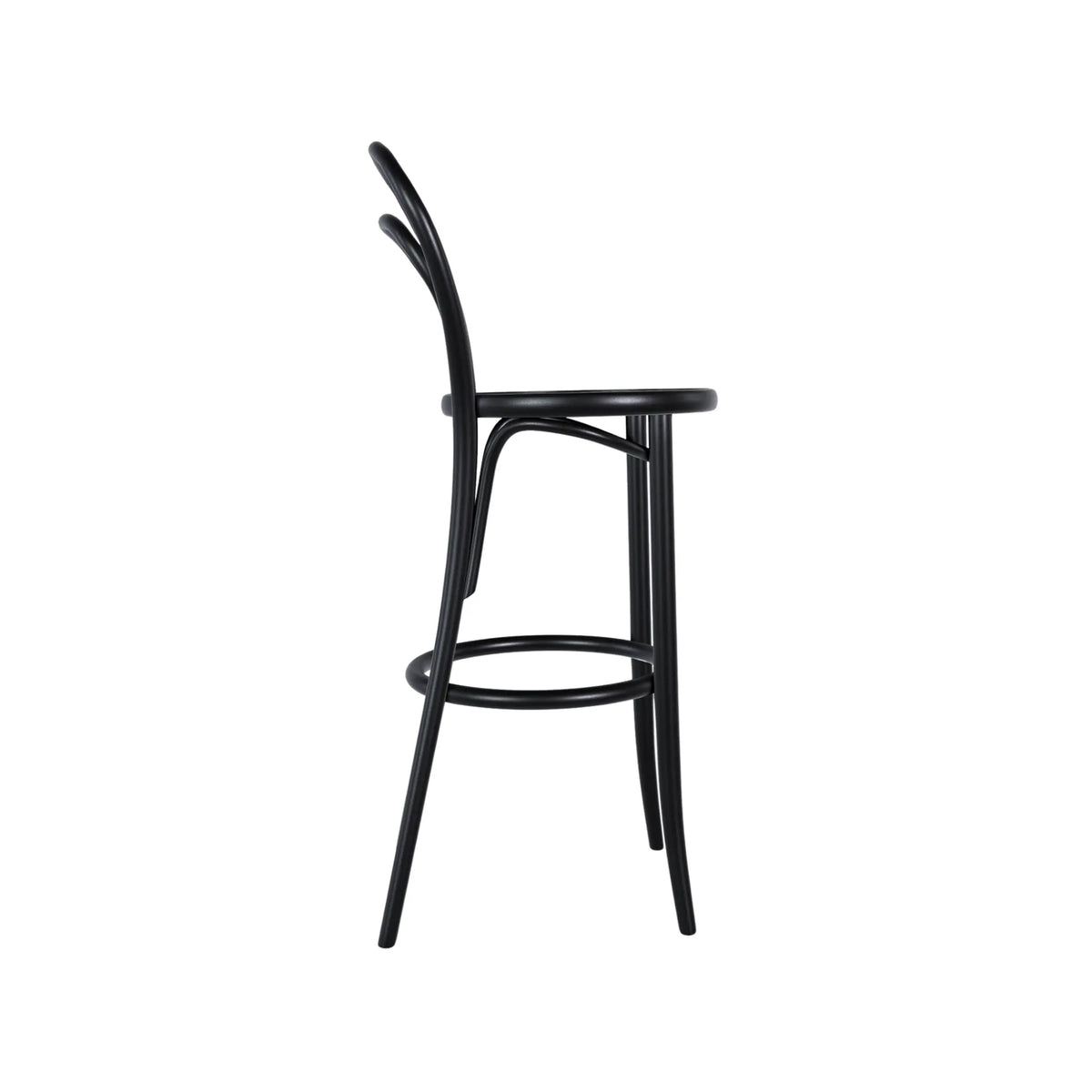 Ton 14 Barstol, Black Grain
