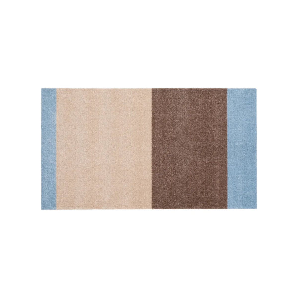 Tica Copenhagen Horizontal Matta 67x120 cm, Ivory, sand, blå