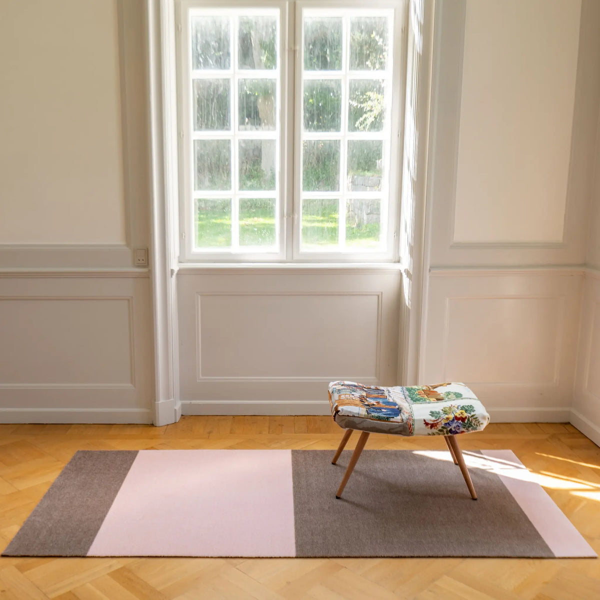 Tica Copenhagen Horizontal Matta 200x90 cm, Sand/rose