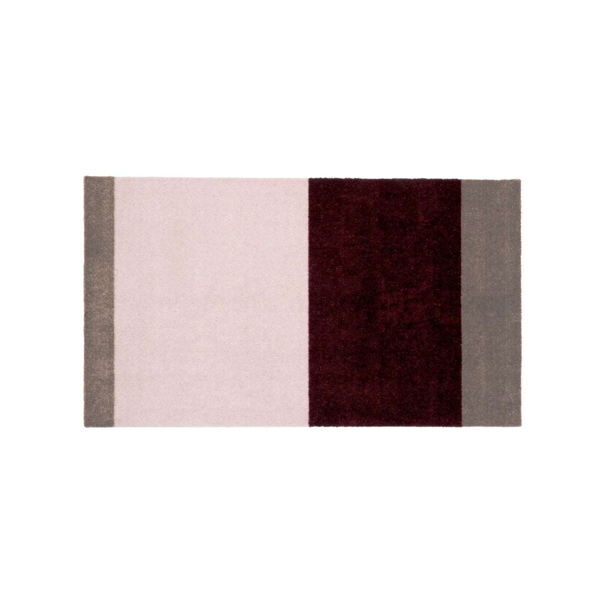 Tica Copenhagen Horizontal Matta 67x120 cm, Bordeaux, rose, sand