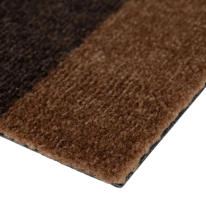 Tica Copenhagen Horizontal Matta 200x90 cm, Cognac/mörkbrun/svart