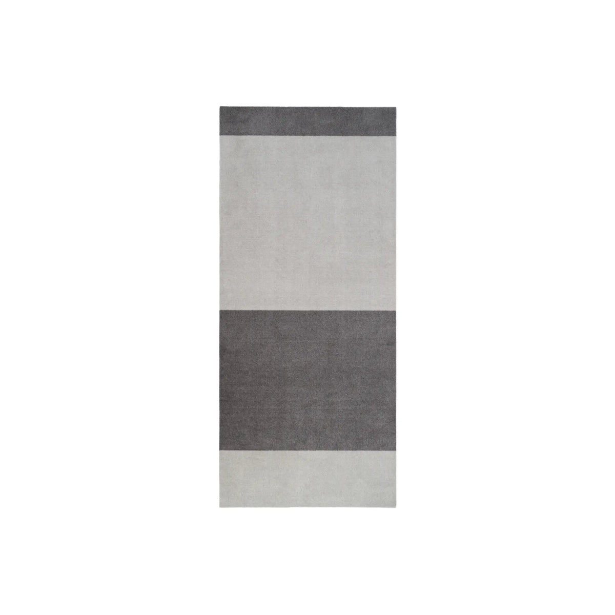 Tica Copenhagen Horizontal Matta 200x90 cm, Steelgrey/ljusgrå