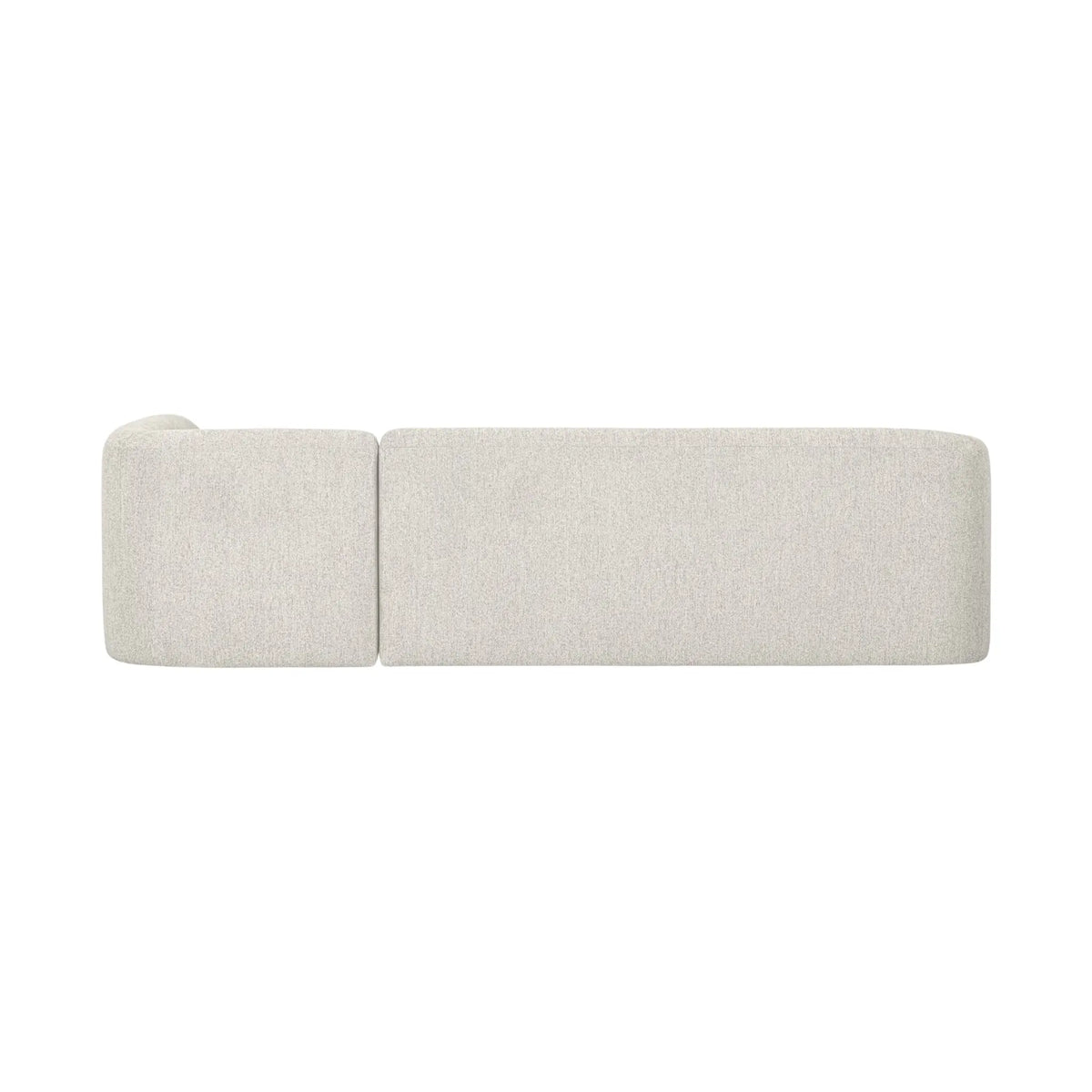WOOOD Sloping Hörnsoffa Höger, Pearl Melange