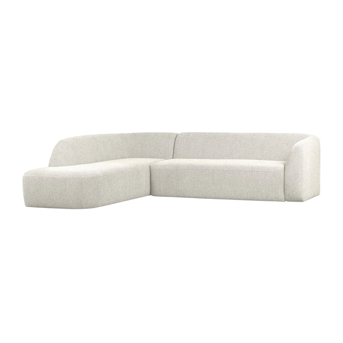 WOOOD Sloping Hörnsoffa Vänster, Pearl Melange
