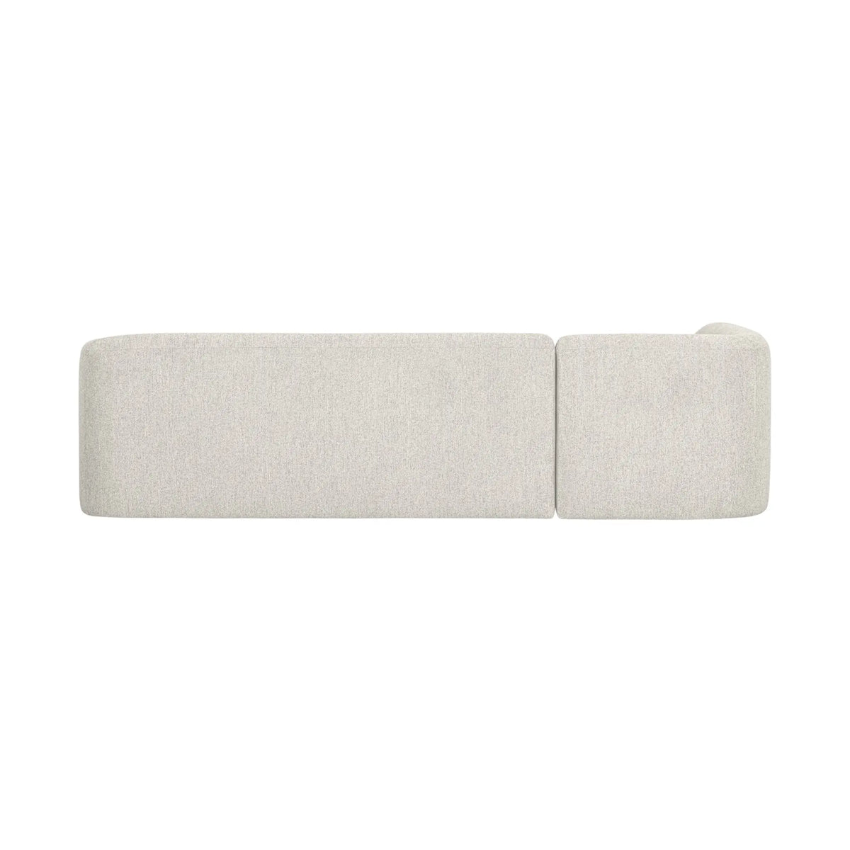 WOOOD Sloping Hörnsoffa Vänster, Pearl Melange