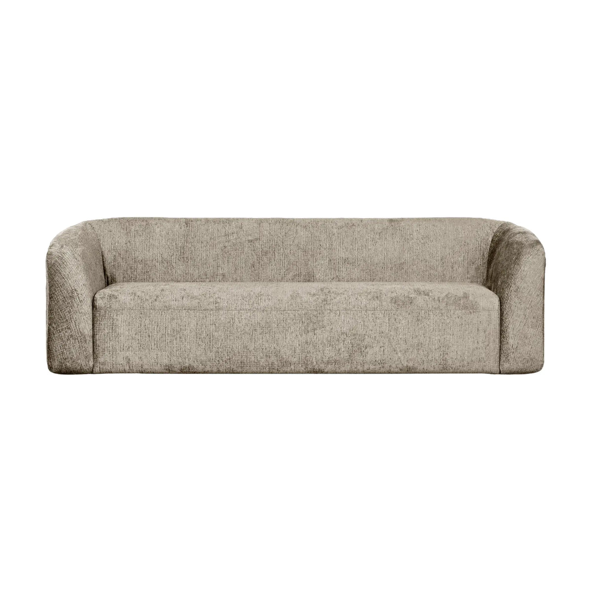 WOOOD Sloping 3-Sits Soffa Sammet, Wheatfield
