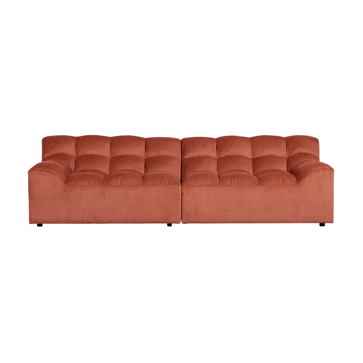 WOOOD Allure 3-Sits Soffa Sammet, Blush