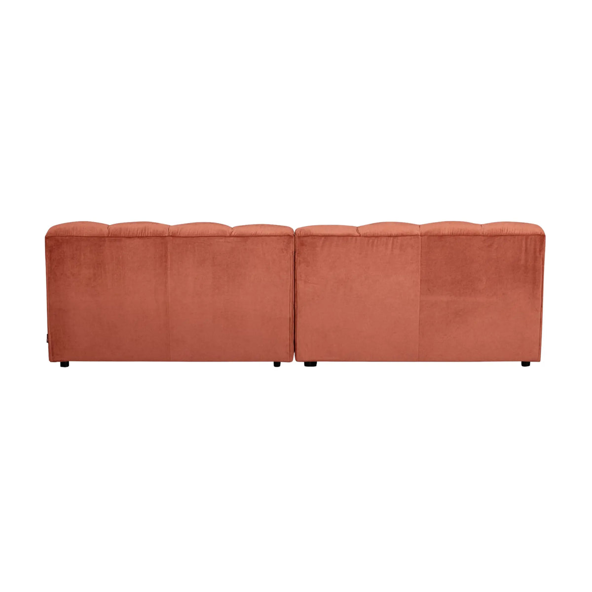 WOOOD Allure 3-Sits Soffa Sammet, Blush