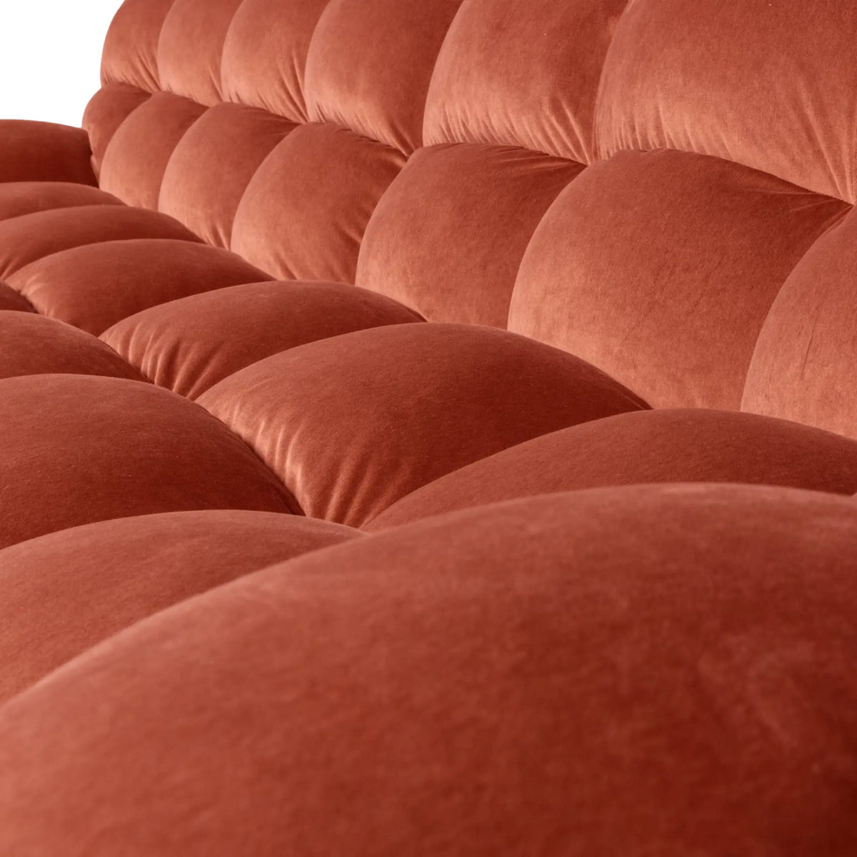 WOOOD Allure 3-Sits Soffa Sammet, Blush