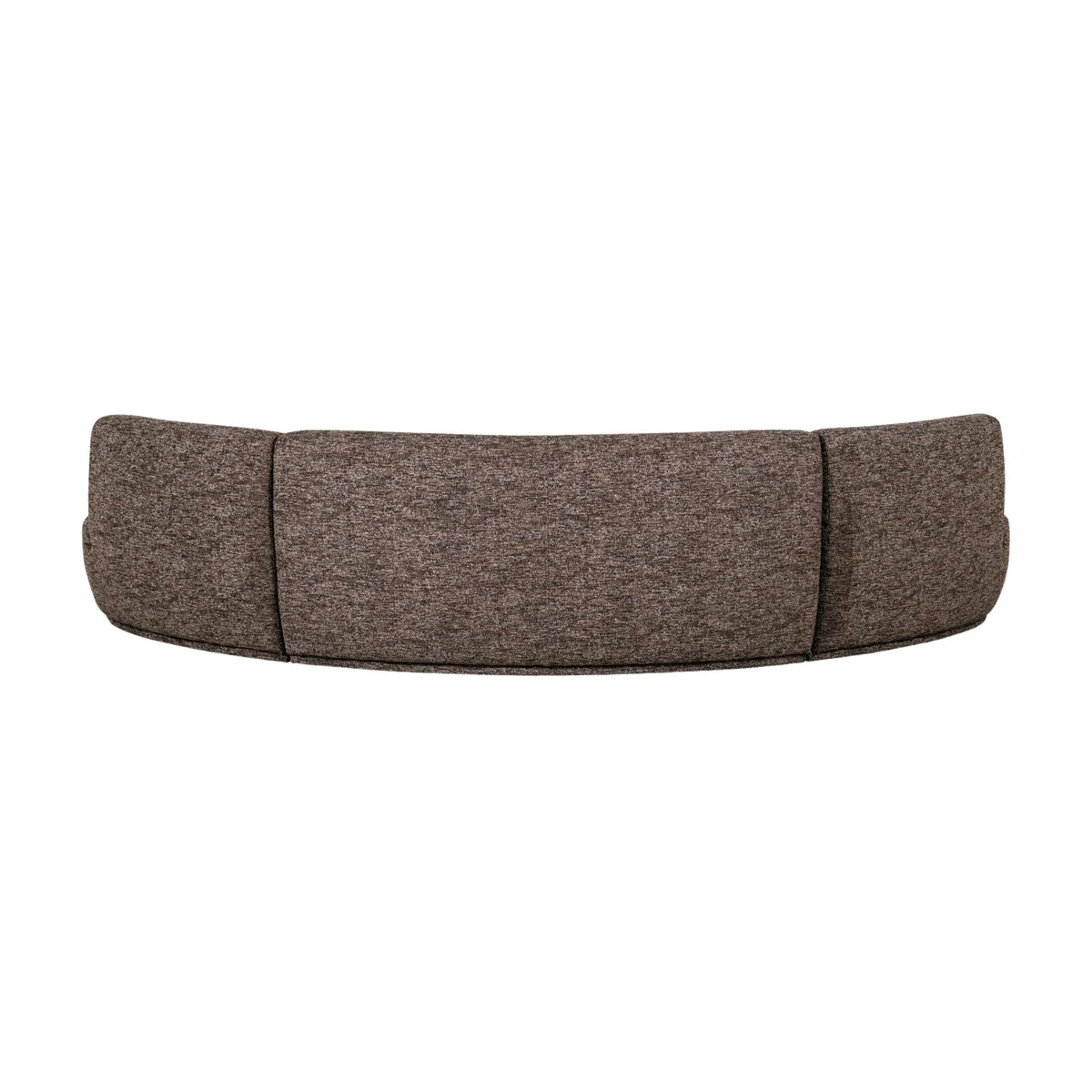 WOOOD Batavier Halvrund Soffa 6-Sits, Brown Melange