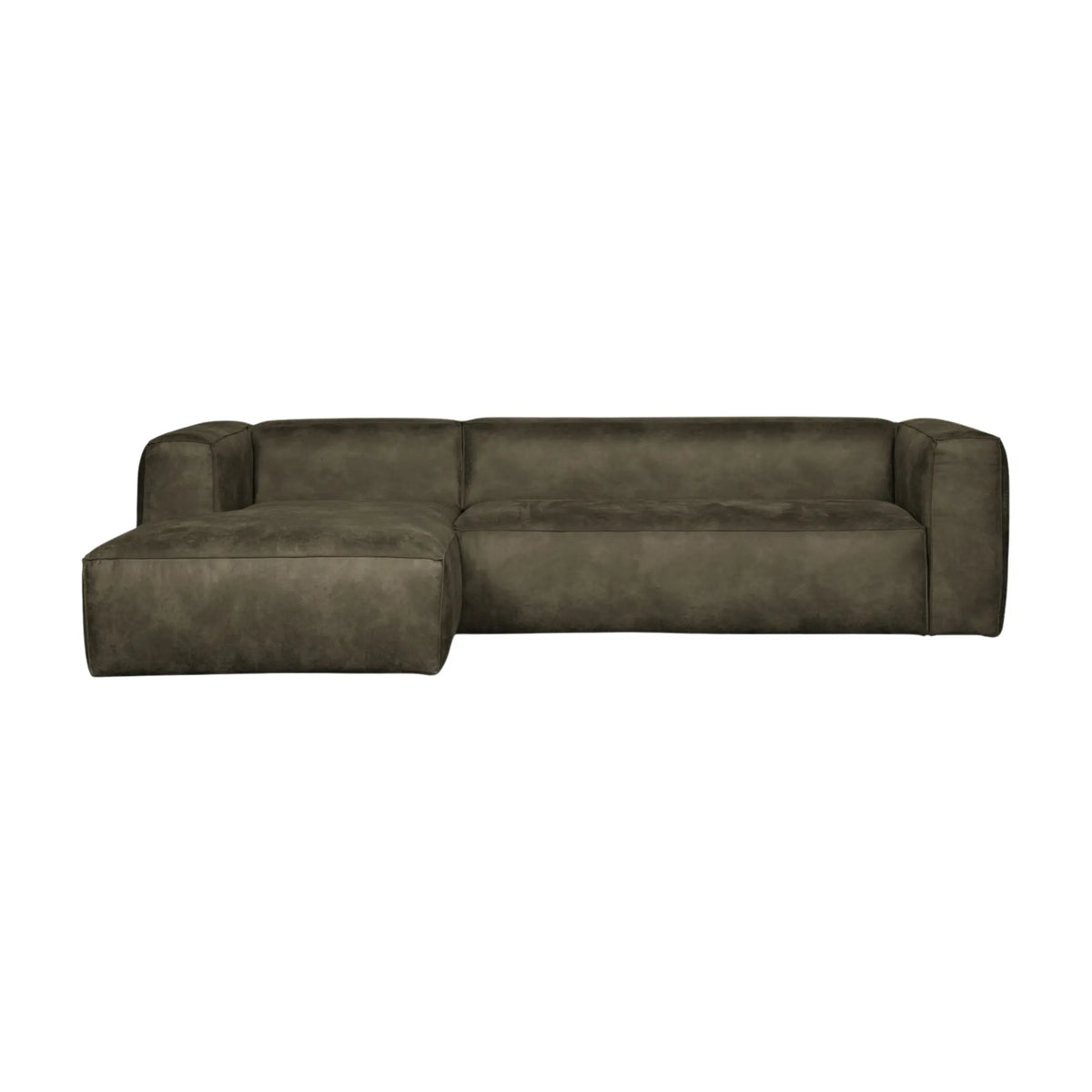 WOOOD Bean Hörnsoffa Vänster Eco Läder, Army