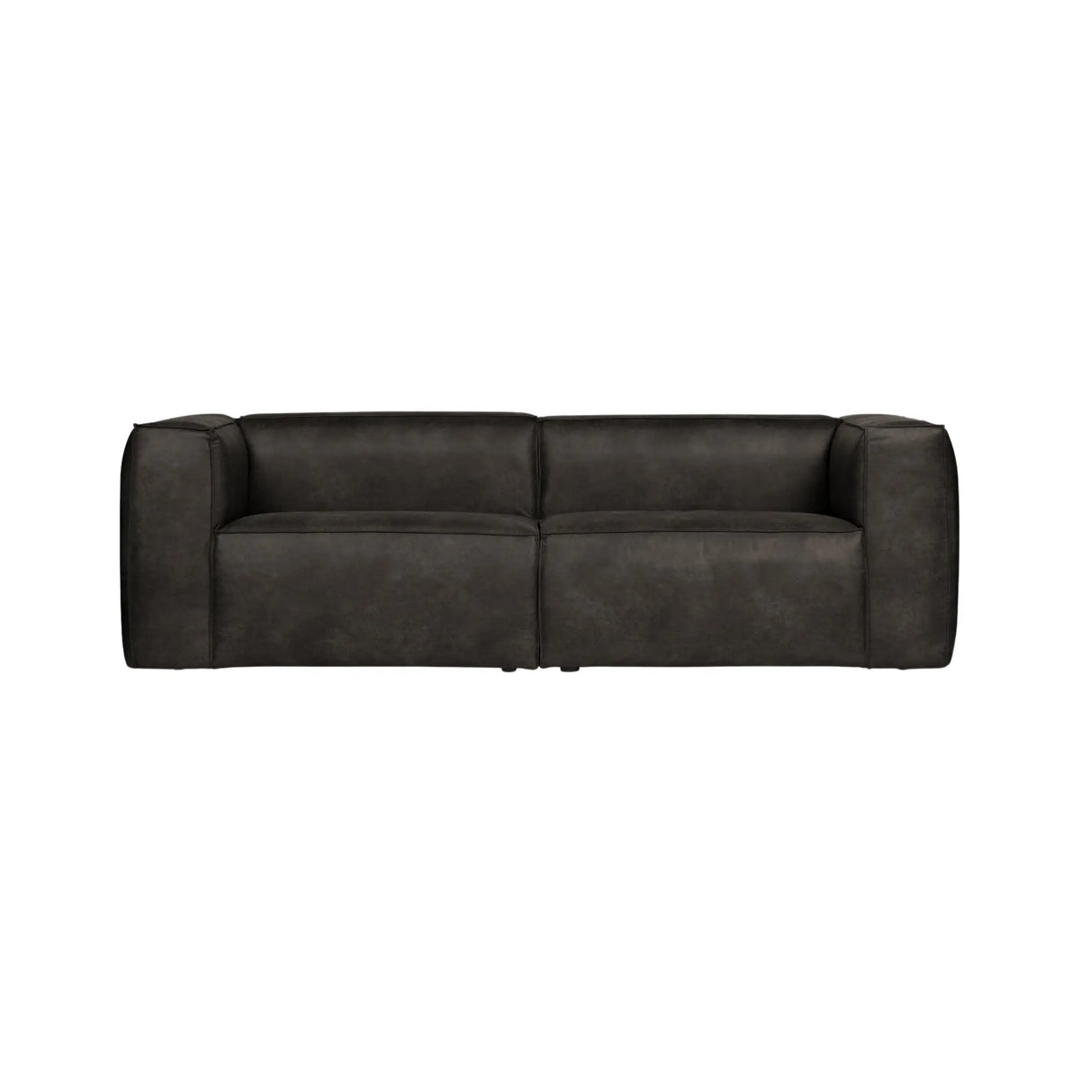 WOOOD Bean 3,5-Sits Soffa Eco Läder, Black