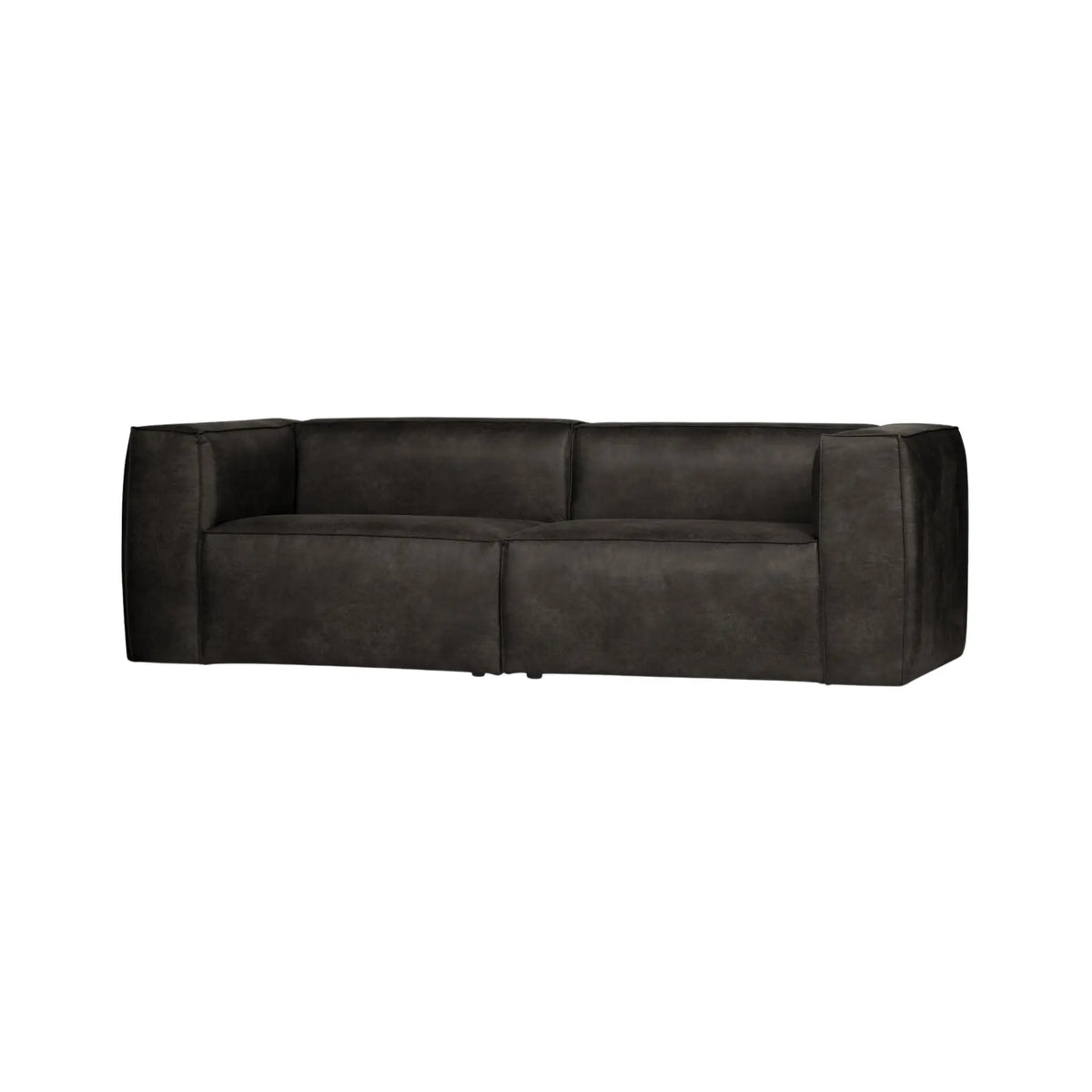 WOOOD Bean 3,5-Sits Soffa Eco Läder, Black