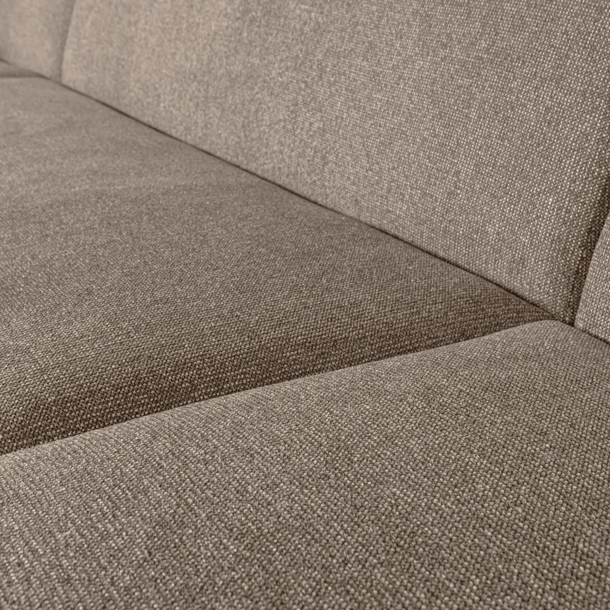 WOOOD Sloping Soffa U-Shape, Light Brown Melange
