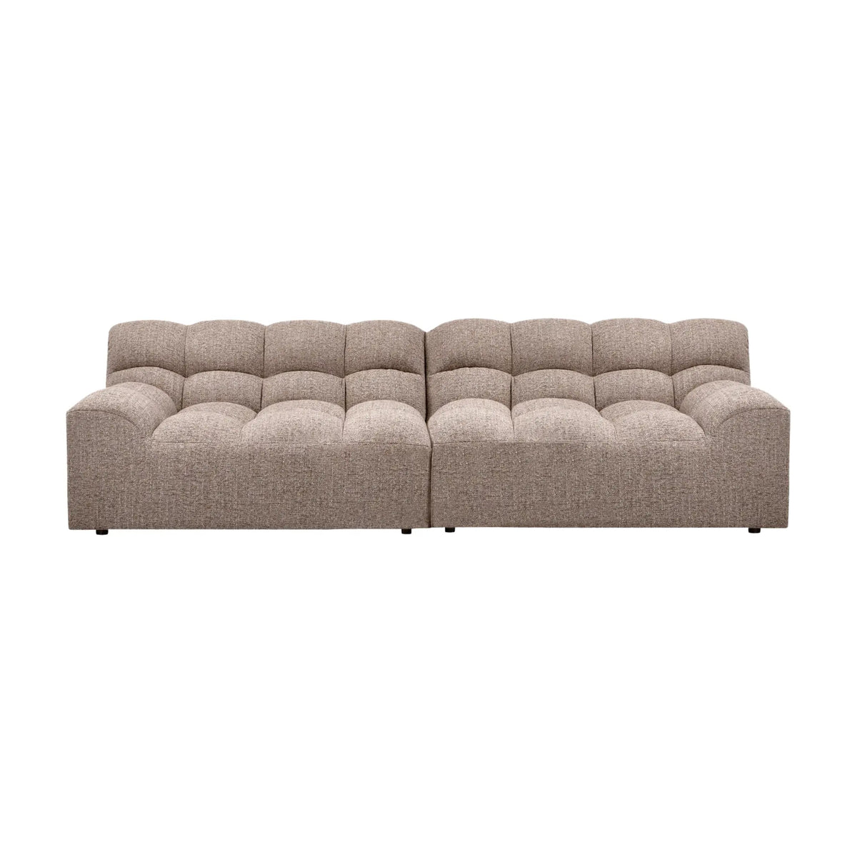 WOOOD Allure 3-Sits Soffa Woven, Brown Melange