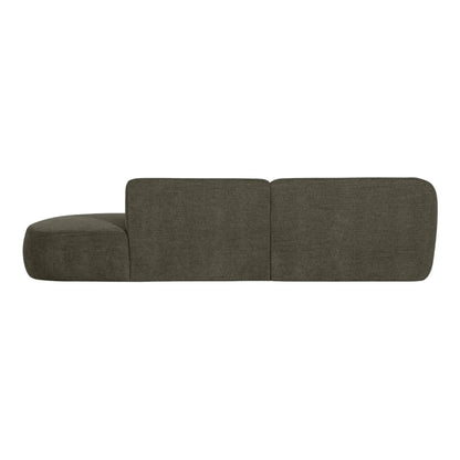 WOOOD Polly Chaise Soffa Vänster, Grön