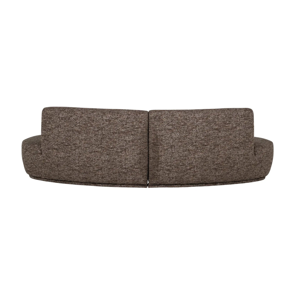 WOOOD Batavier Halvrund Soffa 4-Sits, Brown Melange