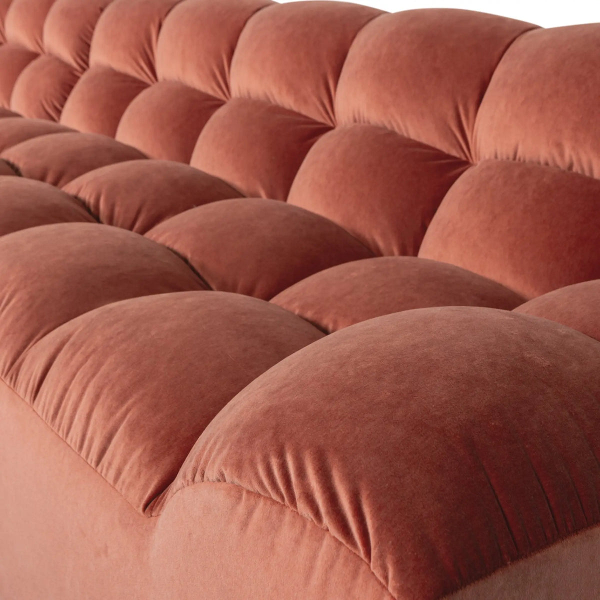 WOOOD Allure Chaise Soffa Vänster Sammet, Blush