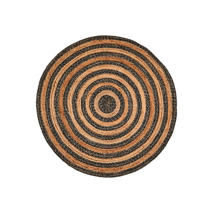 Affari of Sweden, Juni Matta L, Natur/svart-Silvra Home
