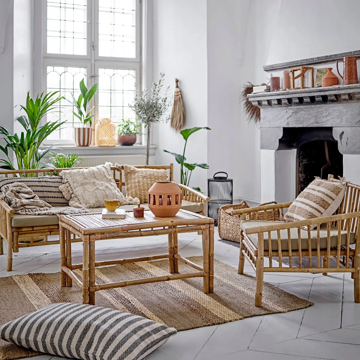 Bloomingville Sole Loungefåtölj, Natur