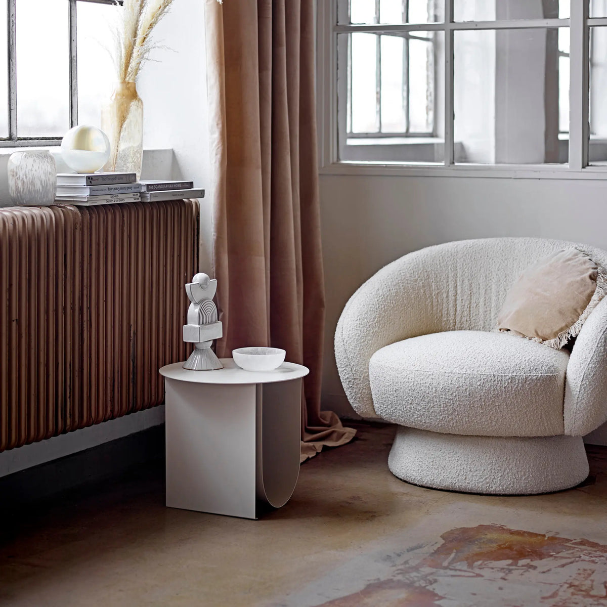 Bloomingville Ted Loungestol, Vit