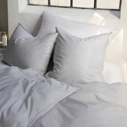 Borås Cotton Cille Bäddset 150x210/50x60 cm, Antrasit