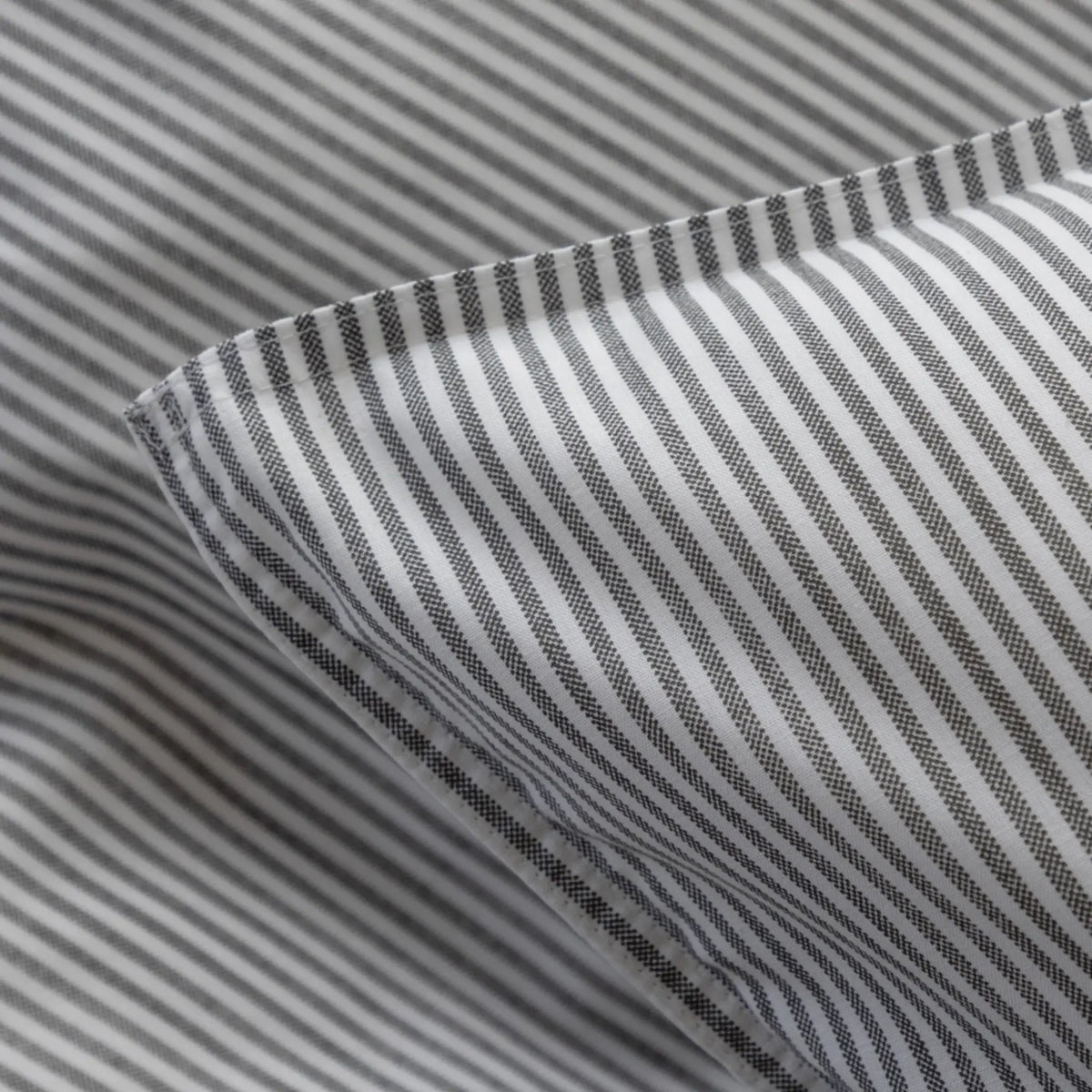 Borås Cotton Cille Bäddset 150x210/50x60 cm, Antrasit