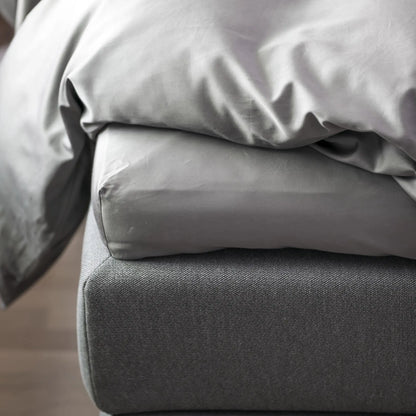 Borås Cotton Cloud Kuvertsytt Lakan 90x200 cm, Antrasit