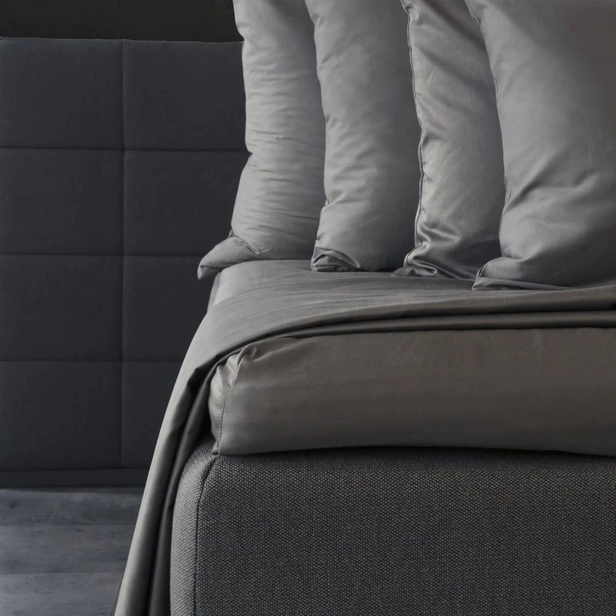 Borås Cotton Cloud Kuvertsytt Lakan 90x200 cm, Antrasit
