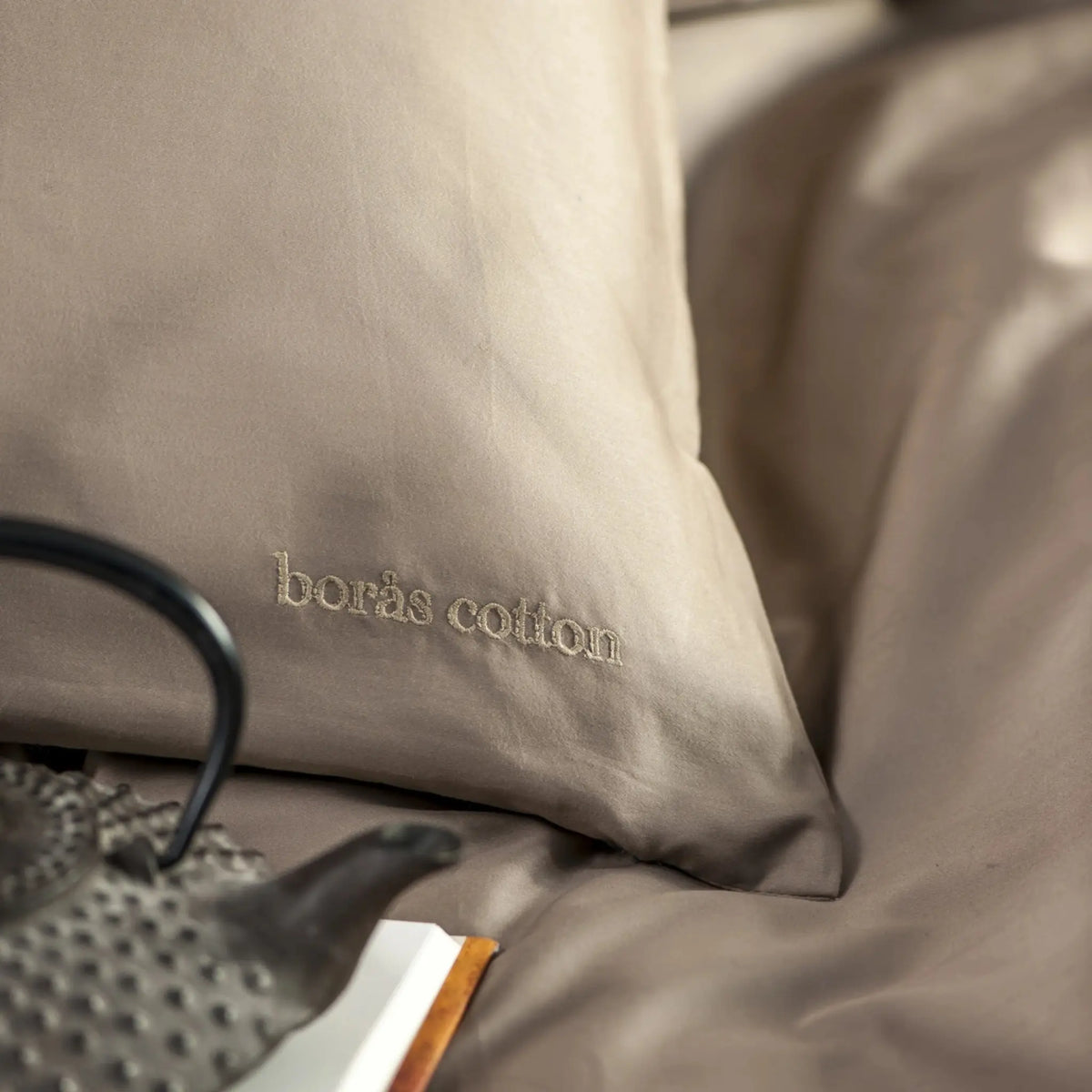 Borås Cotton Cloud Bäddset 230x220/50x60 cm, Sand