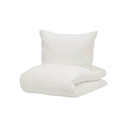 Borås Cotton Cloud Bäddset 150x210/50x60 cm, Optical White
