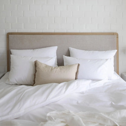 Borås Cotton Cloud Bäddset 150x210/50x60 cm, Optical White