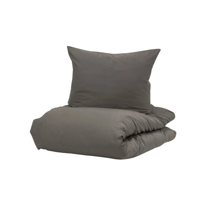 Borås Cotton Cloud Bäddset 230x220/50x60 cm, Antrasit