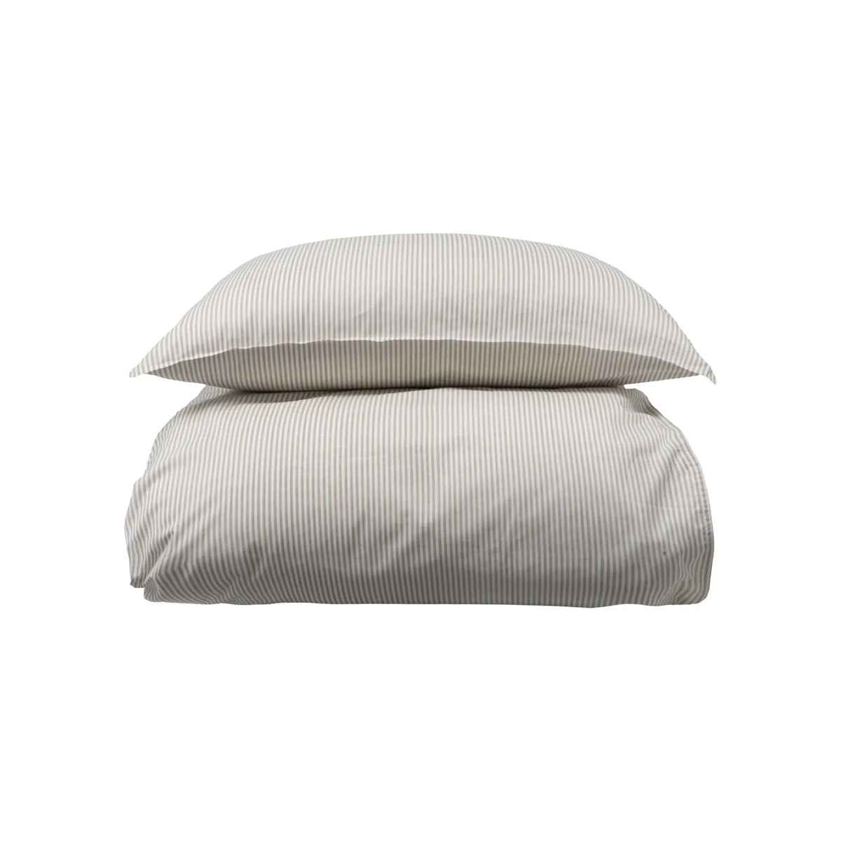 Borås Cotton Cille Bäddset 150x210/50x60 cm, Beige