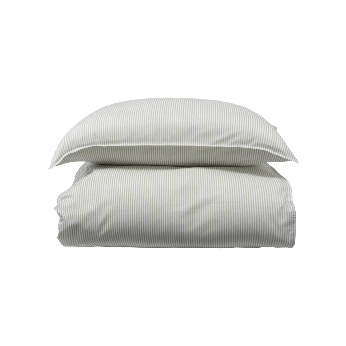 Borås Cotton Cille Bäddset 230x220/2*50x60 cm, Grön