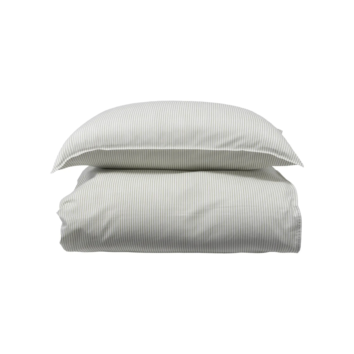 Borås Cotton Cille Bäddset 150x210/50x60 cm, Grön