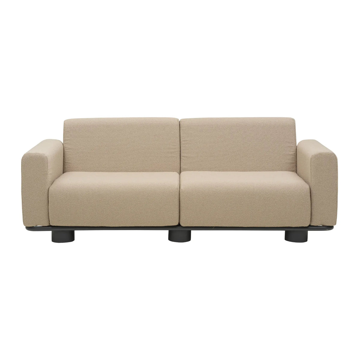 Brafab Bolster 2,5-Sits Soffa, Antracit/Teddy Beige