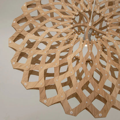 David Trubridge Flax Taklampa 110 cm, Bambu