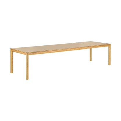 House Nordic Bowen Matbord 100x220-320 cm, Natur/Mörk sand