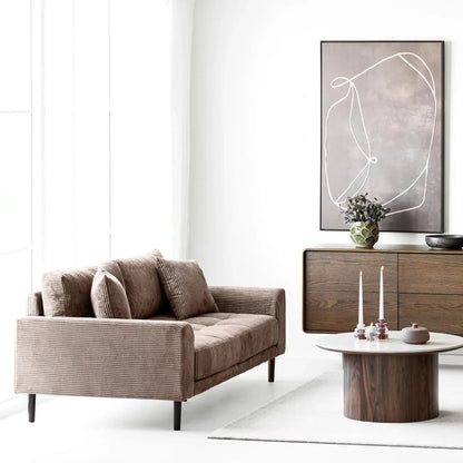 House Nordic Lido 3-sitssoffa, Brun