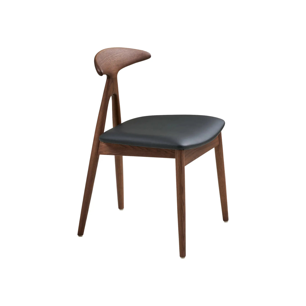 House Nordic Lanuza Matstol 2-Pack, Mörkbrun/Svart