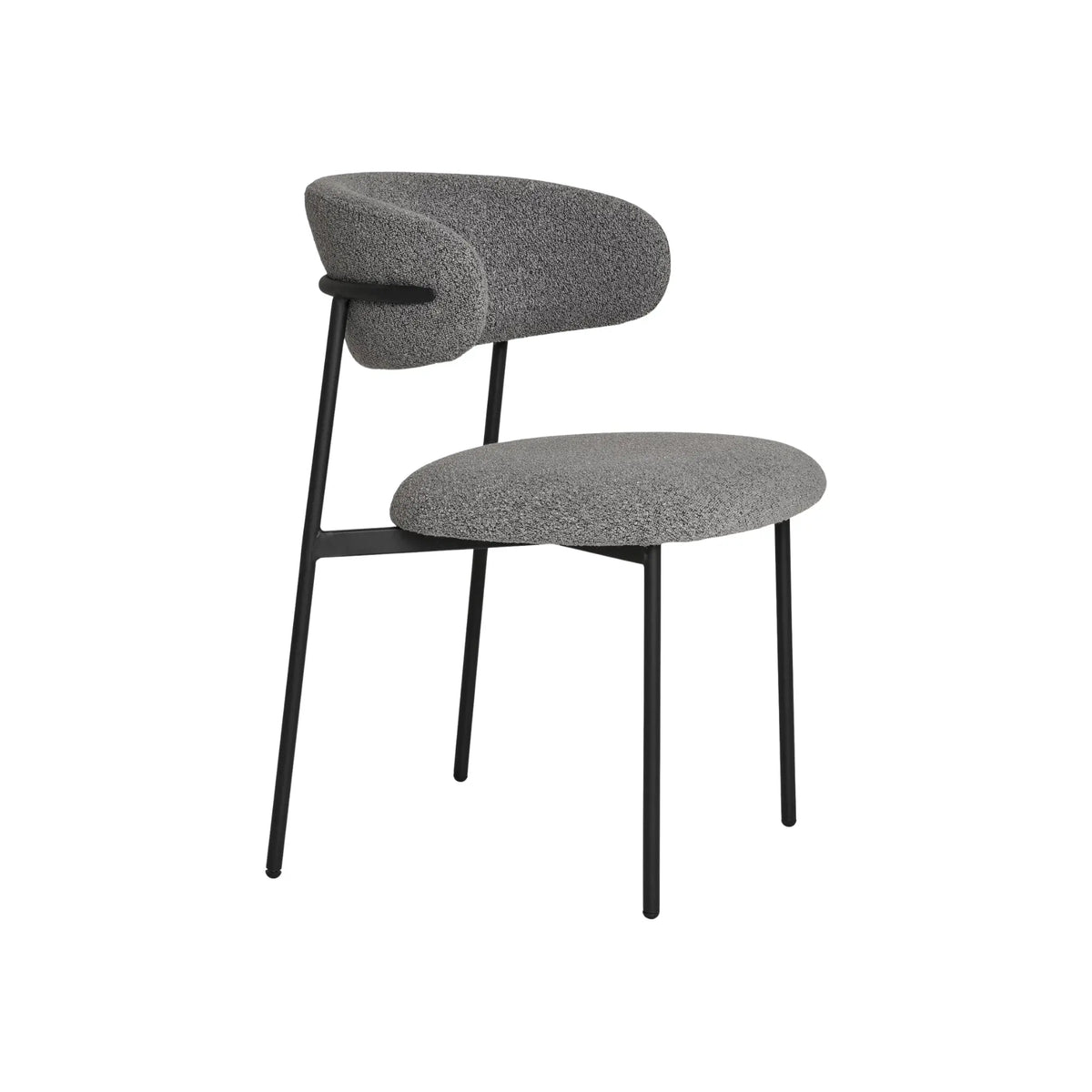 House Nordic Mira Matstol 2-Pack, Ljusgrå