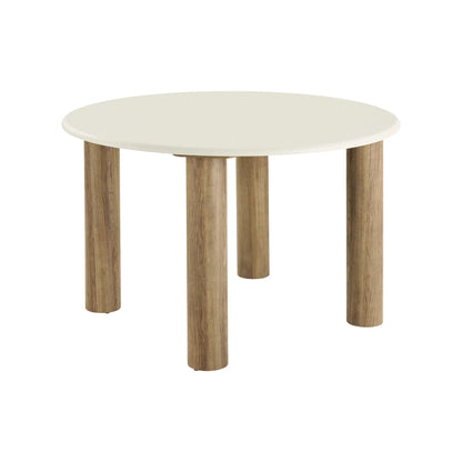 House Nordic Fondi & Dover Matgrupp Ø120 cm, Sand/Brun