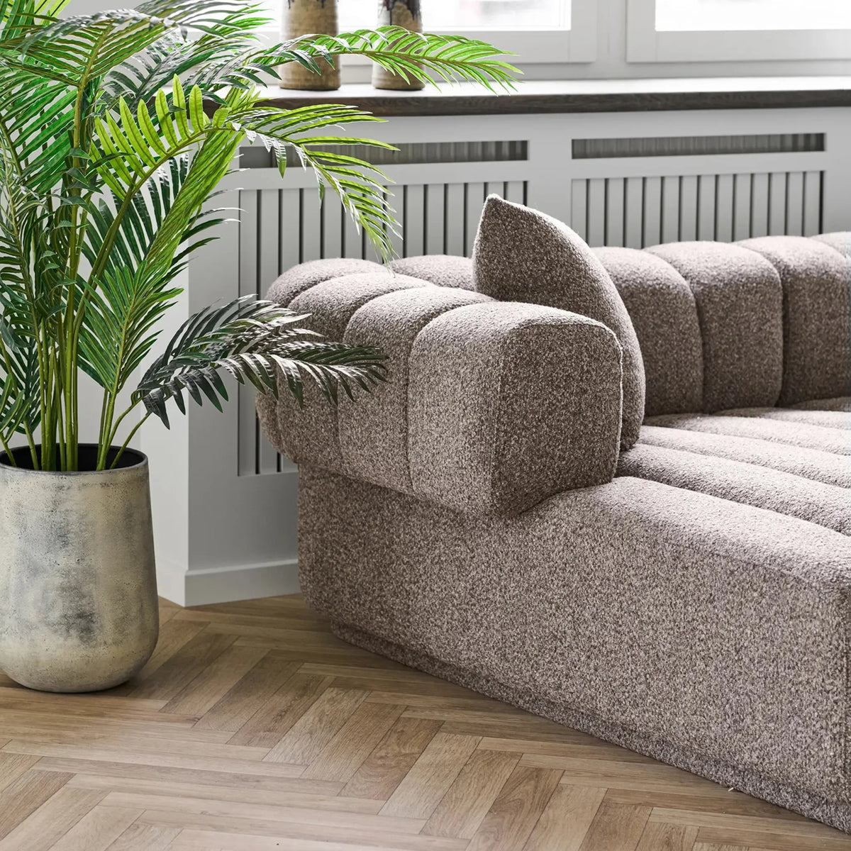 House Nordic Aurora Soffa, Brun