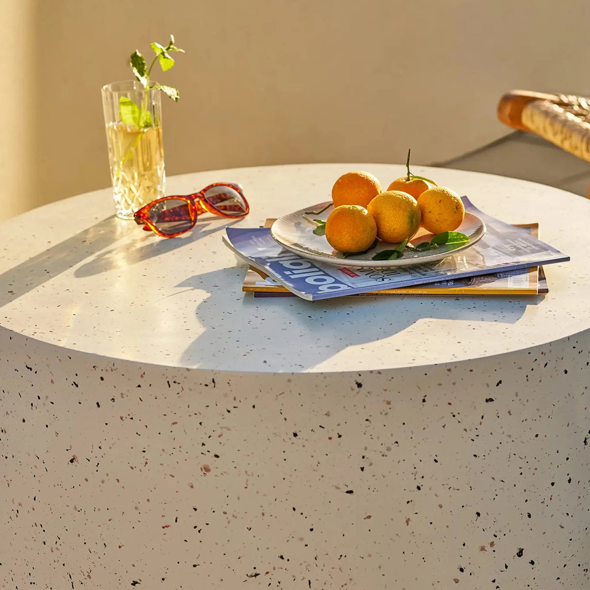 House Nordic Bonn Soffbord 70 cm, Offwhite