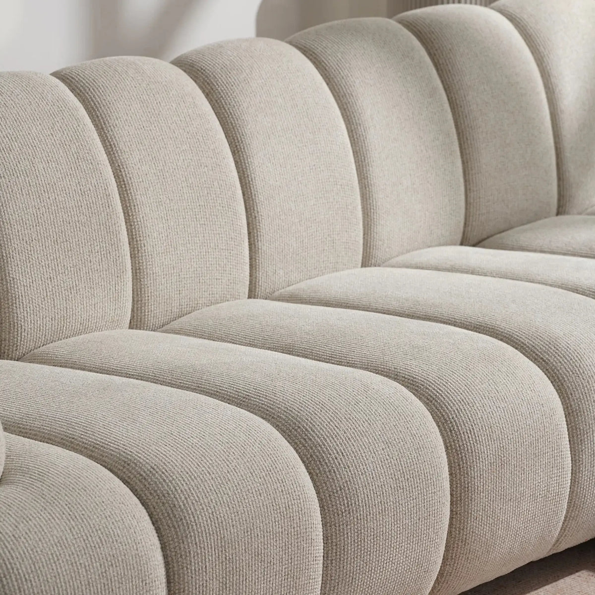 House Nordic Taza 3,5 Sits Modulsoffa med Puff, Sand