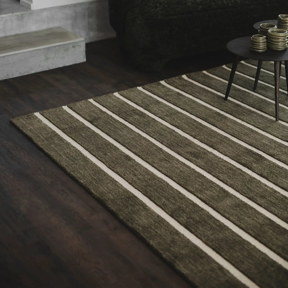 Jakobsdals Deco Stripe Matta, Grön